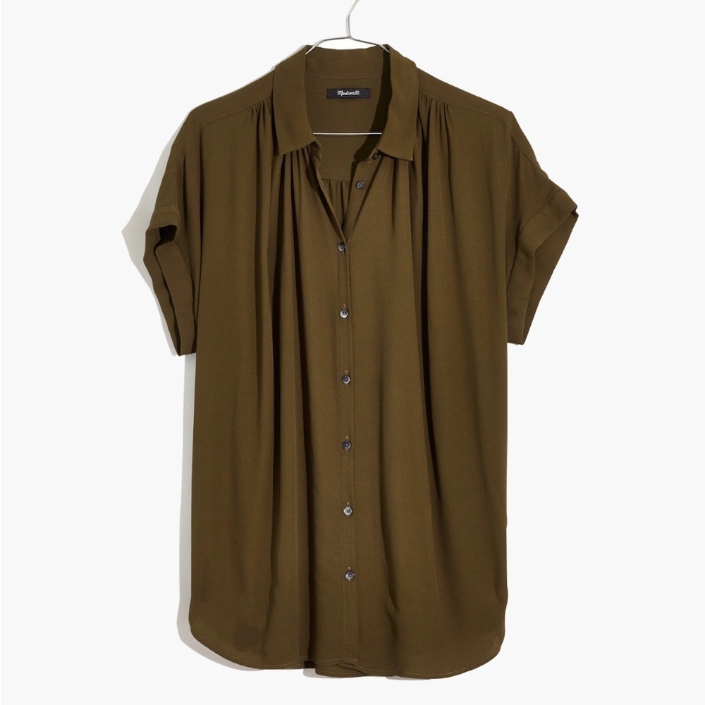 Madewell Central Drapey Shirt SIZE SMALL - Picture 2 of 7